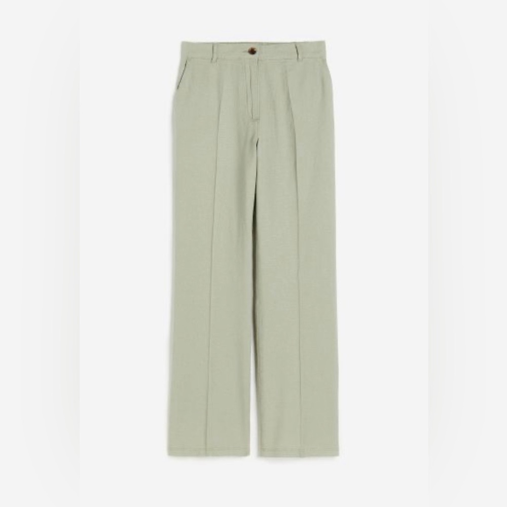 H&M Linen Blend Twill Pants